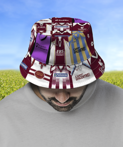 Northampton Retro Shirt Montage Bucket Hat Classic Kits