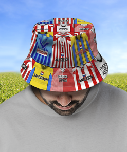 Southampton Retro Shirt Montage Bucket Hat Classic Kits