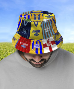 Mansfield Retro Shirt Montage Bucket Hat Classic Kits