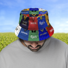Wimbledon Retro Shirt Montage Bucket Hat Classic Kits