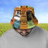 Wolves Retro Shirt Montage Bucket Hat Classic Kits