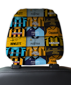 Cambridge United Retro Football Shirts Montage Car Headrest Covers