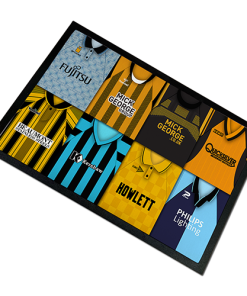 Cambridge United Retro Kits Montage Door Floor Mat