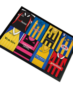 Shrewsbury Town Retro Kits Montage Door Floor Mat