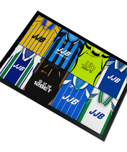 Wigan Athletic Retro Kits Montage Door Floor Mat