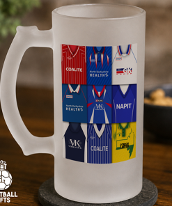 Chesterfield Retro Shirt Montage Frosted Beer Glass Classic Kits