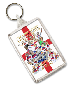 England Ladies Champions Of Europe 2025 Keyring Lionesses Keyring