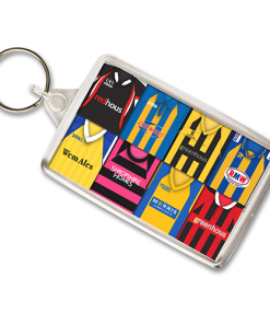 Shrewsbury Town Retro Shirt Montage Keyring