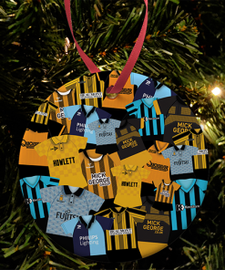Cambridge United Retro Mash Christmas Tree Decoration Classic Kits