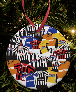 Grimsby Town Retro Mash Christmas Tree Decoration Classic Kits