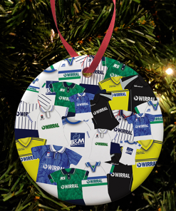 Tranmere Rovers Retro Mash Christmas Tree Decoration Classic Kits