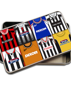 Grimsby Town Retro Kit Montage Pencil Tin Case