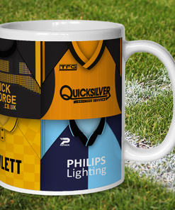 Alternative view of Cambridge United Retro Shirt Montage Mug