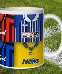 Alternative view of Gillingham Retro Shirt Montage Mug