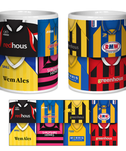 Shrewsbury Town Retro Shirt Montage Mug