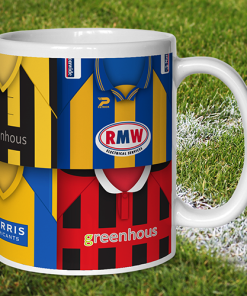 Alternative view of Shrewsbury Town Retro Shirt Montage Mug