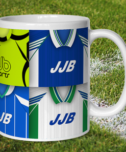 Alternative view of Wigan Athletic Retro Shirt Montage Mug