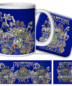 Chelsea Champions Of The World Mug & Coaster Set World Club Winners 2025