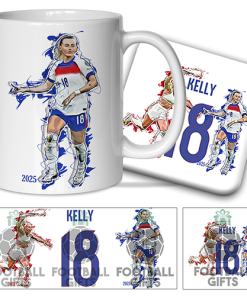 Chloe Kelly England Ladies Mug & Coaster Set Lionesses Euros Champions 2025