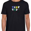 Tranmere Rovers Retro Kits Black T-Shirt Classic Kits