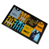 Cambridge United Classic Shirts Retro Home & Away Shirts Kit Montage Bar Runner