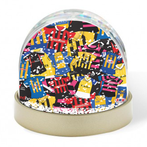 Shrewsbury Town Retro Kit Mash Snow Globe