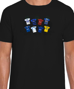 Gillingham Retro Kits Black T-Shirt Classic Kits