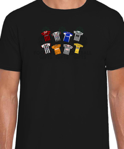 Grimsby Town Retro Kits Black T-Shirt Classic Kits