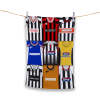 Tea Towel Grimsby Town Classic Kits Montage Retro Shirt Tea Towel