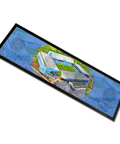 Alternative view of Sheff Wed Around The Grounds Hillsborough Stadium Water Colour Bar Runner Mat