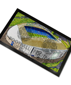 Brighton Around The Grounds Amex Stadium Water Colour Bar Runner Mat