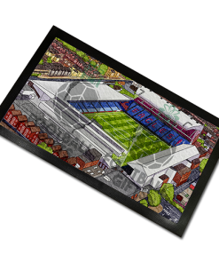 Palace Around The Grounds Selhurst Park Water Colour Bar Runner Mat