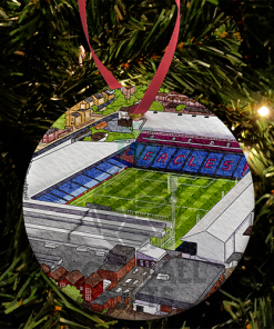 Palace Around The Grounds Selhurst Park Water Colour Christmas Tree Decoration Bauble