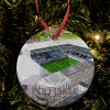 Newcastle Around The Grounds St James Park Water Colour Christmas Tree Decoration Bauble