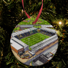 Notts County Around The Grounds Meadow Lane Water Colour Christmas Tree Decoration Bauble