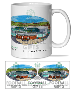 Celtic Around The Grounds Celtic Park Water Colour Mug Cup