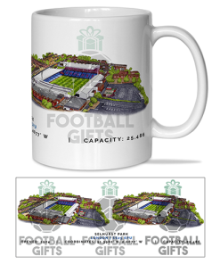 Crystal Palace Around The Grounds Selhurst Park Water Colour Mug Cup