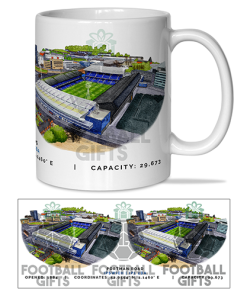 Ispwich Town Around The Grounds Portman Road Water Colour Mug Cup