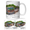 Leeds Utd Around The Grounds Elland Road Water Colour Mug Cup