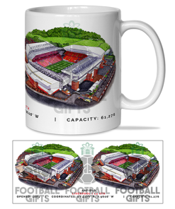 Liverpool Around The Grounds Anfield Water Colour Mug Cup