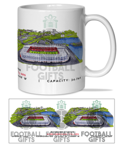 Middlesbrough Around The Grounds Riverside Stadium Water Colour Mug Cup