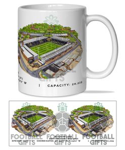 Notts County Around The Grounds Meadow Lane Water Colour Mug Cup