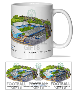 Sheff Wednesday Around The Grounds Hillsborough Stadium Water Colour Mug Cup