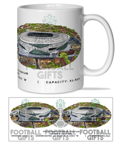 Spurs Around The Grounds Tottenham Hotspur Stadium Water Colour Mug Cup
