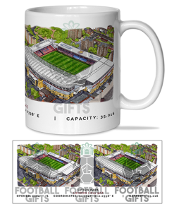 West Ham Around The Grounds Upton Park Water Colour Mug Cup
