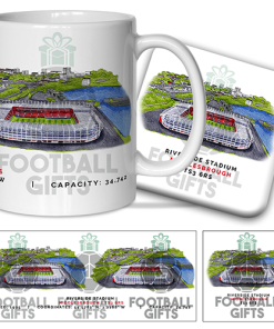 Middlesbrough Around The Grounds Riverside Stadium Water Colour Mug & Coaster Set