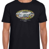 Spurs Around The Grounds Tottenham Hotspur Stadium Water Colour Black T-Shirt