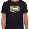 Wolves Around The Grounds Molineux Stadium Water Colour Black T-Shirt