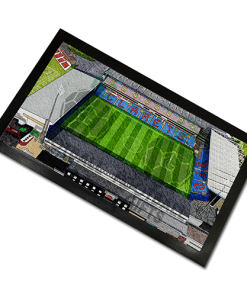 Burnley Around The Grounds Turf Moor Stadium Water Colour Bar Runner Mat