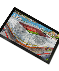 Southampton Around The Grounds St Mary's Stadium Water Colour Bar Runner Mat
